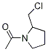 1-(2-ChloroMethyl-pyrrolidin-1-yl)-ethanone 结构式