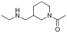 1-(3-EthylaMinoMethyl-piperidin-1-yl)-ethanone 结构式