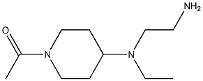 1-{4-[(2-AMino-ethyl)-ethyl-aMino]-piperidin-1-yl}-ethanone 结构式