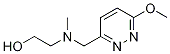 2-[(6-Methoxy-pyridazin-3-ylMethyl)-Methyl-aMino]-ethanol 结构式