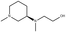 2-[Methyl-((R)-1-Methyl-piperidin-3-yl)-aMino]-ethanol 结构式