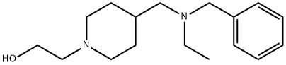 2-{4-[(Benzyl-ethyl-aMino)-Methyl]-piperidin-1-yl}-ethanol 结构式