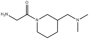 2-AMino-1-(3-diMethylaMinoMethyl-piperidin-1-yl)-ethanone 结构式