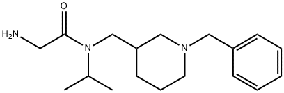 2-AMino-N-(1-benzyl-piperidin-3-ylMethyl)-N-isopropyl-acetaMide 结构式