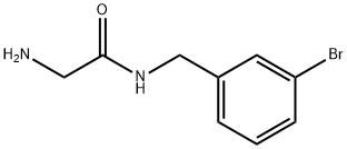 2-AMino-N-(3-broMo-benzyl)-acetaMide 结构式