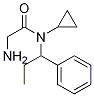 2-AMino-N-cyclopropyl-N-(1-phenyl-propyl)-acetaMide 结构式