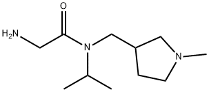 2-AMino-N-isopropyl-N-(1-Methyl-pyrrolidin-3-ylMethyl)-acetaMide 结构式