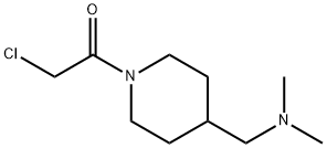 2-Chloro-1-(4-diMethylaMinoMethyl-piperidin-1-yl)-ethanone 结构式