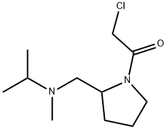 2-Chloro-1-{2-[(isopropyl-Methyl-aMino)-Methyl]-pyrrolidin-1-yl}-ethanone 结构式