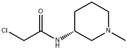 2-Chloro-N-((R)-1-Methyl-piperidin-3-yl)-acetaMide 结构式