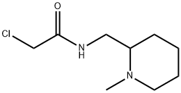 2-Chloro-N-(1-Methyl-piperidin-2-ylMethyl)-acetaMide 结构式