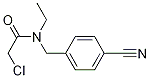 2-Chloro-N-(4-cyano-benzyl)-N-ethyl-acetaMide 结构式