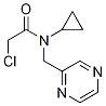 2-Chloro-N-cyclopropyl-N-pyrazin-2-ylMethyl-acetaMide 结构式