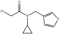 2-Chloro-N-cyclopropyl-N-thiophen-3-ylMethyl-acetaMide 结构式