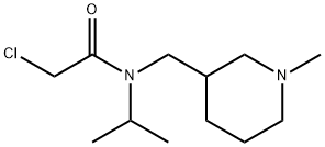 2-Chloro-N-isopropyl-N-(1-Methyl-piperidin-3-ylMethyl)-acetaMide 结构式