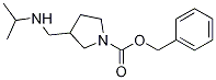 3-(IsopropylaMino-Methyl)-pyrrolidine-1-carboxylic acid benzyl ester 结构式