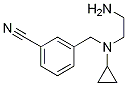 3-{[(2-AMino-ethyl)-cyclopropyl-aMino]-Methyl}-benzonitrile 结构式