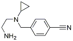 4-{[(2-AMino-ethyl)-cyclopropyl-aMino]-Methyl}-benzonitrile 结构式