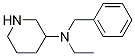 Benzyl-ethyl-piperidin-3-yl-aMine 结构式