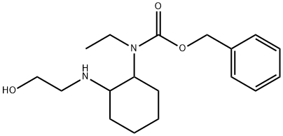 Ethyl-[2-(2-hydroxy-ethylaMino)-cyclohexyl]-carbaMic acid benzyl ester 结构式