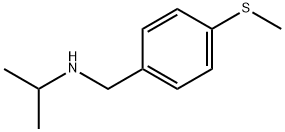 Isopropyl-(4-Methylsulfanyl-benzyl)-aMine 结构式