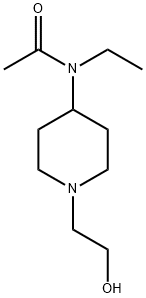N-Ethyl-N-[1-(2-hydroxy-ethyl)-piperidin-4-yl]-acetaMide 结构式
