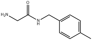 2-amino-N-(4-methylbenzyl)acetamide 结构式