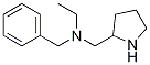 benzyl(ethyl)(pyrrolidin-2-ylmethyl)amine 结构式