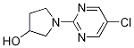 1-(5-氯-嘧啶-2-基)-吡咯烷-3-醇 结构式