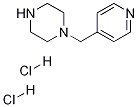 1-吡啶-4-基甲基-哌嗪二盐酸盐 结构式