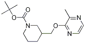 3-(3-甲基吡嗪-2-基氧基甲基)-哌啶-1-羧酸叔丁基酯 结构式