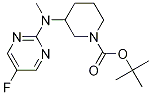 3-[(5-氟嘧啶-2-基)-甲基-氨基]-哌啶-1-羧酸叔丁基酯 结构式