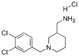 1-(3,4-二氯-苄基)-哌啶-3-基]-甲基-胺盐酸盐 结构式