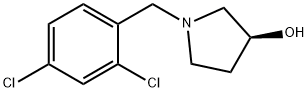 (S)-1-(2,4-二氯-苄基)-吡咯烷-3-醇 结构式