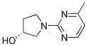 (R)-1-(4-Methyl-pyrimidin-2-yl)-pyrrolidin-3-ol 结构式