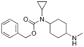 (1R,4R)-Cyclopropyl-(4-MethylaMino-cyclohexyl)-carbaMic acid benzyl ester 结构式