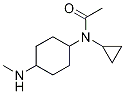 (1R,4R)-N-Cyclopropyl-N-(4-MethylaMino-cyclohexyl)-acetaMide 结构式