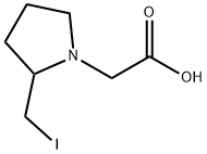 (2-IodoMethyl-pyrrolidin-1-yl)-acetic acid 结构式