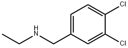 N-(3,4-二氯苄基)乙胺 结构式