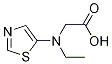 N-甲基-N-(噻唑-5-基甲基)甘氨酸 结构式