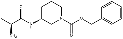 (R)-3-((S)-2-AMino-propionylaMino)-piperidine-1-carboxylic acid benzyl ester 结构式