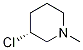 (R)-3-氯-1-甲基哌啶 结构式