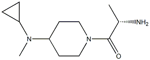 (S)-2-AMino-1-[4-(cyclopropyl-Methyl-aMino)-piperidin-1-yl]-propan-1-one 结构式