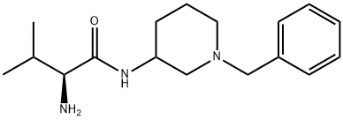 (S)-2-AMino-N-(1-benzyl-piperidin-3-yl)-3-Methyl-butyraMide 结构式