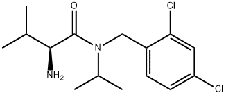 (S)-2-AMino-N-(2,4-dichloro-benzyl)-N-isopropyl-3-Methyl-butyraMide 结构式