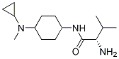 (S)-2-AMino-N-[4-(cyclopropyl-Methyl-aMino)-cyclohexyl]-3-Methyl-butyraMide 结构式