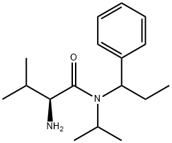 (S)-2-AMino-N-isopropyl-3-Methyl-N-(1-phenyl-propyl)-butyraMide 结构式