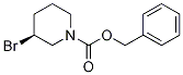 (S)-3-BroMo-piperidine-1-carboxylic acid benzyl ester 结构式