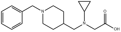 [(1-Benzyl-piperidin-4-ylMethyl)-cyclopropyl-aMino]-acetic acid 结构式