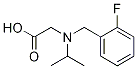 N-(2-氟苄基)-N-异丙基甘氨酸 结构式